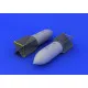 Eduard 648162 1/48 SC 500 German bombs Brassin for Aircraft