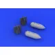 Eduard 648162 1/48 SC 500 German bombs Brassin for Aircraft