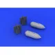 Eduard 648162 1/48 SC 500 German bombs Brassin for Aircraft