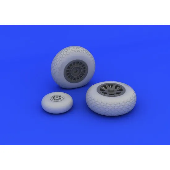 Eduard 648192 1/48 PBY-5A wheels Brassin for Aircraft