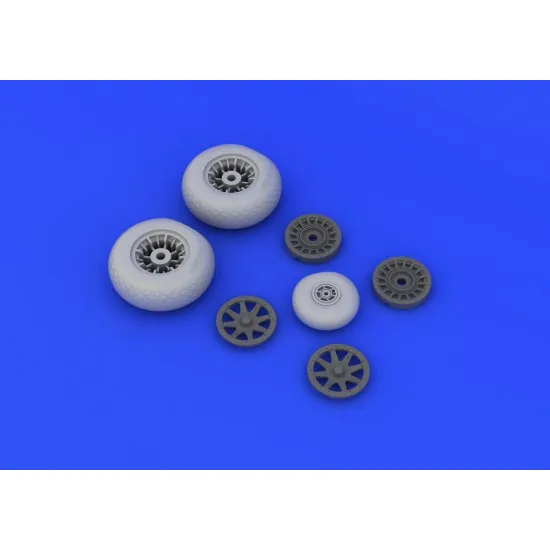Eduard 648192 1/48 PBY-5A wheels Brassin for Aircraft