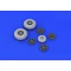 Eduard 648192 1/48 PBY-5A wheels Brassin for Aircraft