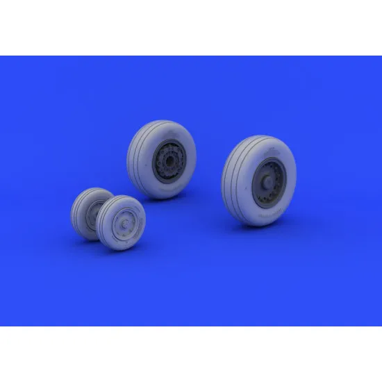 Eduard 648193 1/48 A-6 wheels Brassin for Aircraft