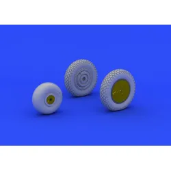 Eduard 648202 1/48 P-39 wheels early Brassin for Aircraft