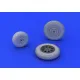 Eduard 648202 1/48 P-39 wheels early Brassin for Aircraft