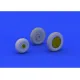 Eduard 648202 1/48 P-39 wheels early Brassin for Aircraft