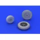 Eduard 648202 1/48 P-39 wheels early Brassin for Aircraft