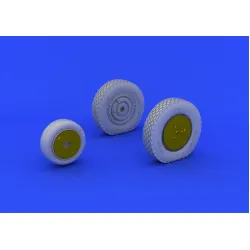 Eduard 648203 1/48 P-39 wheels late Brassin for Aircraft