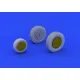 Eduard 648203 1/48 P-39 wheels late Brassin for Aircraft