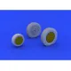 Eduard 648203 1/48 P-39 wheels late Brassin for Aircraft