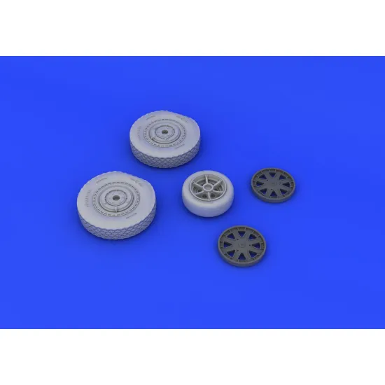 Eduard 648203 1/48 P-39 wheels late Brassin for Aircraft