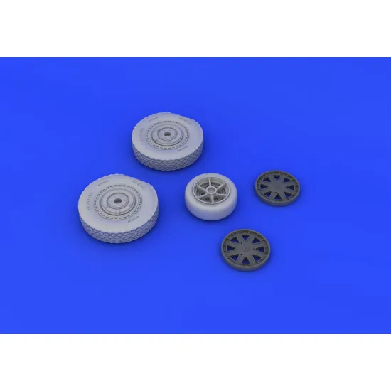 Eduard 648203 1/48 P-39 wheels late Brassin for Aircraft