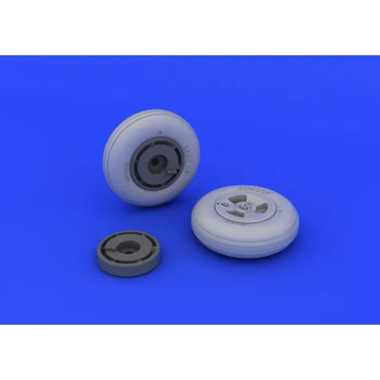 Eduard 648218 1/48 Spitfire Mk.XVI wheels - 3 spoke Brassin for Aircraft