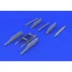 Eduard 648234 1/48 F-104 pylons Brassin for Aircraft