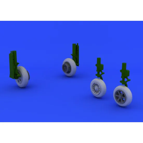 Eduard 648235 1/48 F-86F wheels Brassin for Aircraft