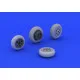 Eduard 648235 1/48 F-86F wheels Brassin for Aircraft