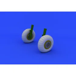 Eduard 648244 1/48 Ju 88A wheels early Brassin for Aircraft