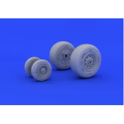 Eduard 648253 1/48 F-4J wheels Brassin for Aircraft