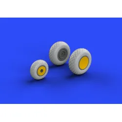 Eduard 648258 1/48 P-38 wheels Brassin for Aircraft