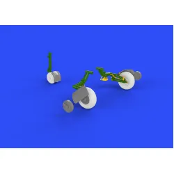 Eduard 648268 1/48 MiG-23BN wheels Brassin for Aircraft