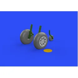 Eduard 648270 1/48 P-40B wheels Brassin for Aircraft