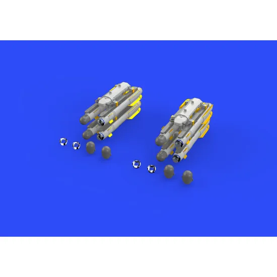 Eduard 648280 1/48 AGM-114 Hellfire Brassin for Aircraft