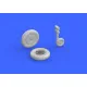 Eduard 648282 1/48 Bf 109F wheels Brassin for Aircraft