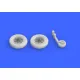 Eduard 648282 1/48 Bf 109F wheels Brassin for Aircraft