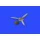 Eduard 648289 1/48 Bf 109F propeller EARLY Brassin for Aircraft