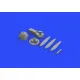Eduard 648289 1/48 Bf 109F propeller EARLY Brassin for Aircraft