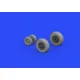 Eduard 648304 1/48 F-14A wheels early Brassin for Aircraft