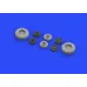 Eduard 648304 1/48 F-14A wheels early Brassin for Aircraft