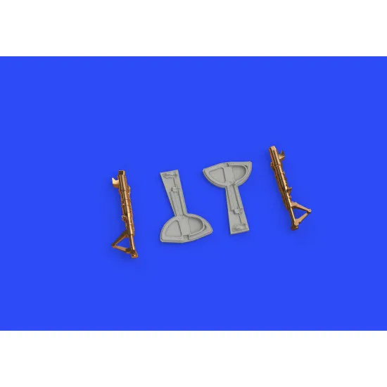 Eduard 648308 1/48 Bf 109F undercarriage legs BRONZE Brassin for Aircraft