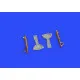 Eduard 648308 1/48 Bf 109F undercarriage legs BRONZE Brassin for Aircraft