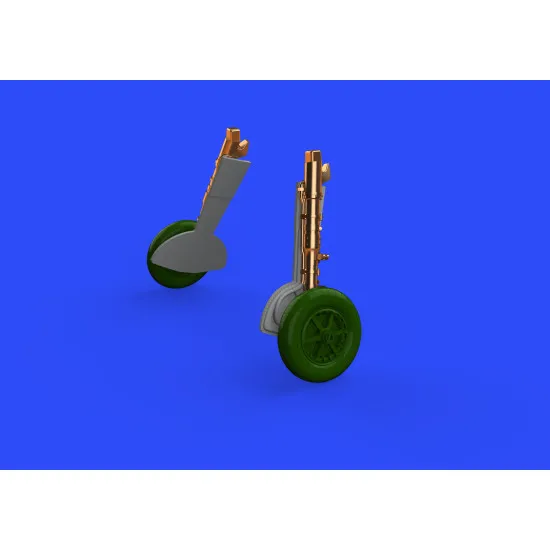 Eduard 648308 1/48 Bf 109F undercarriage legs BRONZE Brassin for Aircraft