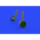 Eduard 648308 1/48 Bf 109F undercarriage legs BRONZE Brassin for Aircraft