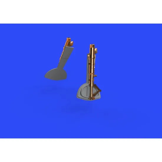 Eduard 648308 1/48 Bf 109F undercarriage legs BRONZE Brassin for Aircraft