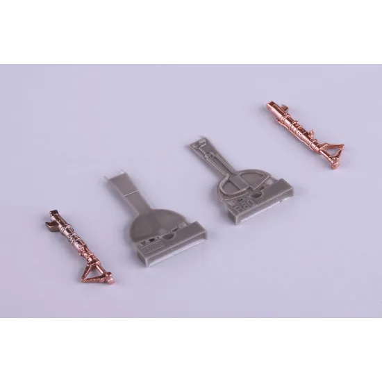 Eduard 648308 1/48 Bf 109F undercarriage legs BRONZE Brassin for Aircraft