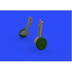 Eduard 648309 1/48 Bf 109G undercarriage legs BRONZE Brassin for Aircraft