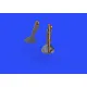 Eduard 648309 1/48 Bf 109G undercarriage legs BRONZE Brassin for Aircraft