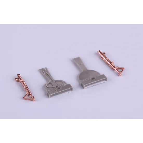 Eduard 648309 1/48 Bf 109G undercarriage legs BRONZE Brassin for Aircraft