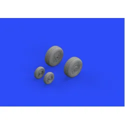 Eduard 648313 1/48 F-4J wheels Brassin for Aircraft