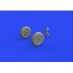 Eduard 648317 1/48 Ki-61-Id wheels Brassin for Aircraft