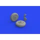 Eduard 648317 1/48 Ki-61-Id wheels Brassin for Aircraft
