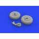 Eduard 648317 1/48 Ki-61-Id wheels Brassin for Aircraft