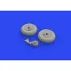 Eduard 648317 1/48 Ki-61-Id wheels Brassin for Aircraft