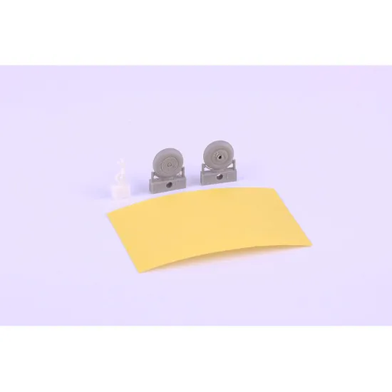 Eduard 648317 1/48 Ki-61-Id wheels Brassin for Aircraft