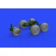 Eduard 648326 1/48 Su-34 wheels Brassin for Aircraft