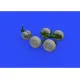 Eduard 648326 1/48 Su-34 wheels Brassin for Aircraft