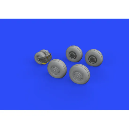 Eduard 648326 1/48 Su-34 wheels Brassin for Aircraft